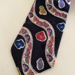 YYES SAINT LAURENT SILK TIE